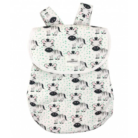 Mochila infantil cebra