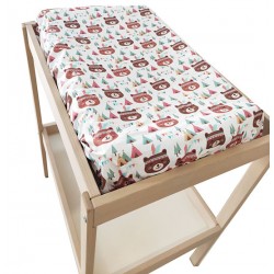 Funda cambiador bebe 80x50 osos tipis