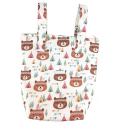 Bolso panera carro osos tipis