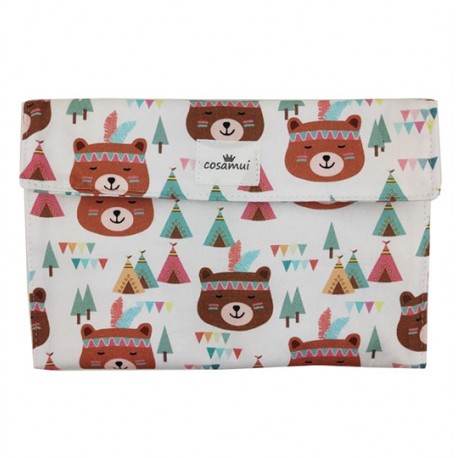 Portadocumentos bebé osos tipis