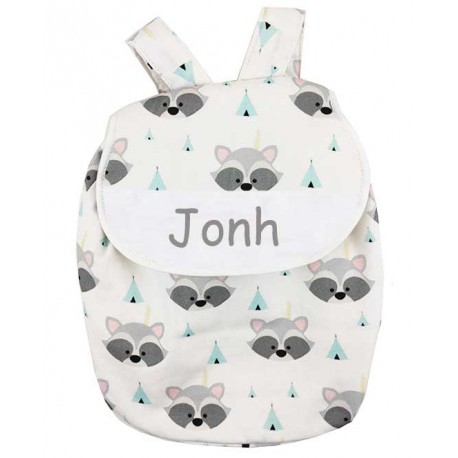 Mochila infantil mapaches