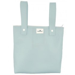 Bolso panera polipiel carro verde mint
