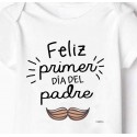 Body bebe primer dia del padre mostacho