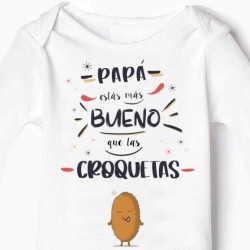 Body bebé Papá croqueta