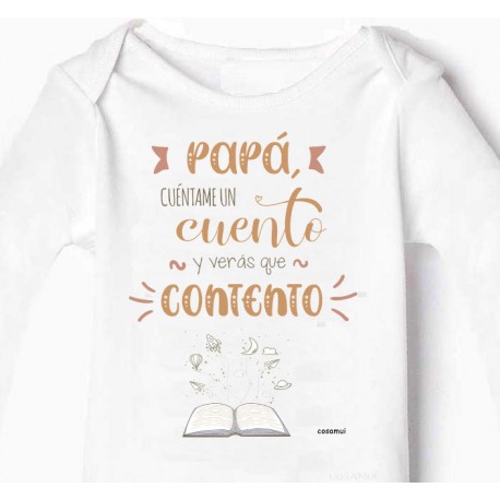Body bebé Papá Cuento