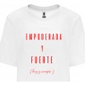 Camiseta mujer empoderada y fuerte