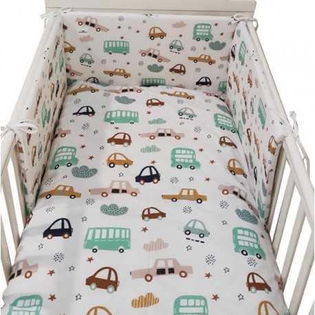 Sábana cuna 60x120 Coches