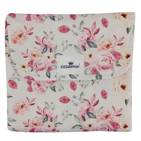 Cambiador plegable impermeable flores