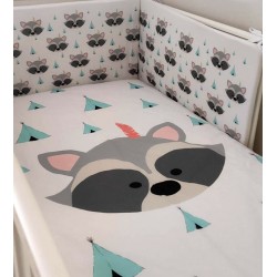 Funda Nórdica cuna Mapaches