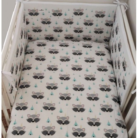 Funda Nórdica cuna Mapaches