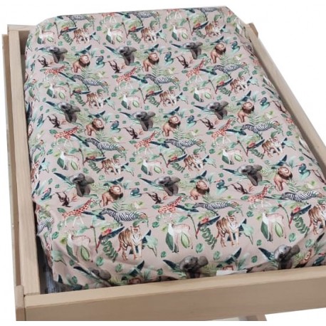 Funda cambiador bebe 80x50 safari