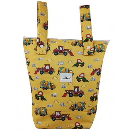 Bolso panera carrito paseo excavadoras