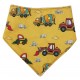 Bandana para bebé algodón excavadoras