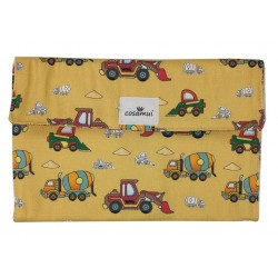 Portadocumentos bebé excavadora