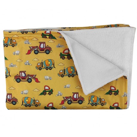 manta carrito paseo bebe excavadora