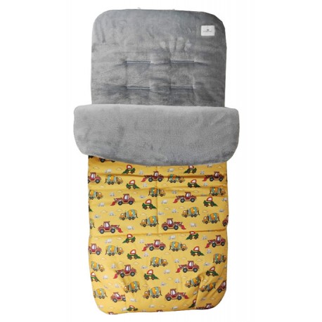 Saco sillita invierno bebé excavadora