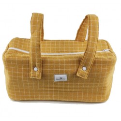 Bolso organizador carrito paseo mostaza