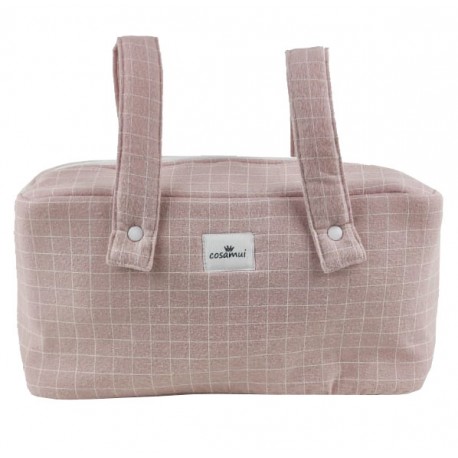 Bolso organizador carrito paseo pink cuadrado