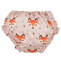 cubrepañal braguita bebé zorro