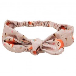 turbante bebé zorro