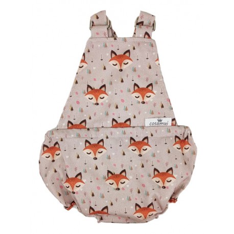 Peto espalda abierta zorros