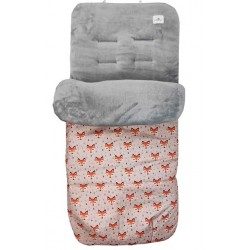 Saco invierno silla paseo bebé zorro