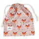 bolsa merienda escuela infantil personalizada zorros