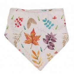 Bandana para bebé algodón leaves