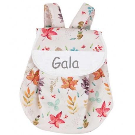 Mochila infantil leaves