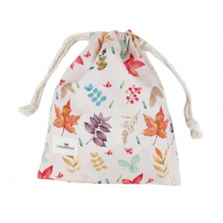 bolsa merienda colegio leaves