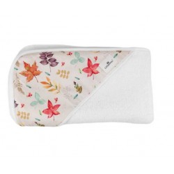 Toalla capa de baño recien nacido leave