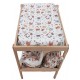 Funda cambiador bebe 80x50 animales bosque