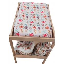 Funda cambiador bebe 80x50 leave