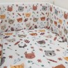 Funda Nórdica cuna animales bosque
