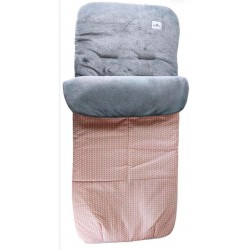 Saco invierno silla paseo bebé salmón