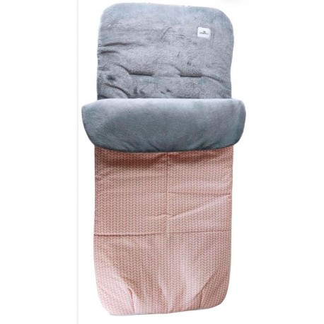 Saco invierno silla paseo bebé salmón