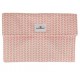 Portadocumentos bebé impermeable salmón