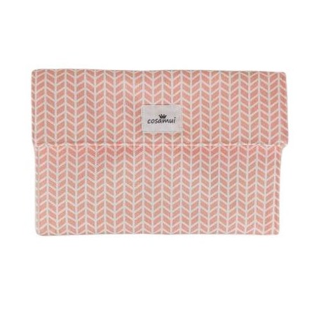 Portadocumentos bebé impermeable salmón