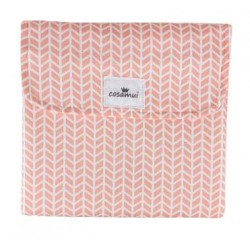 Cambiador plegable impermeable salmón