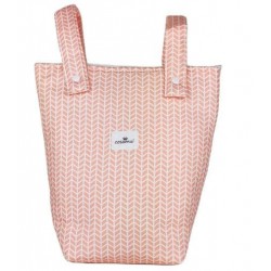 Bolso panera carro salmón