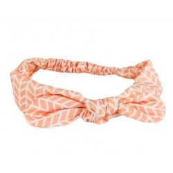 turbante bebé salmón