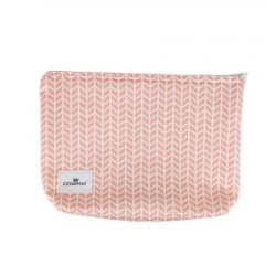 Neceser impermeable salmón