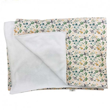 manta carrito paseo invierno olivo