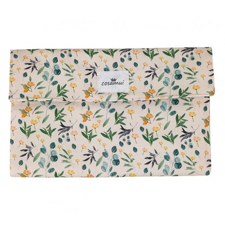 Portadocumentos bebé impermeable olivo