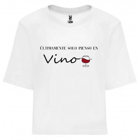 Camiseta mujer últimamente vino